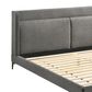 Blue River Legend Queen Platform Bed in Gray/Black, , large