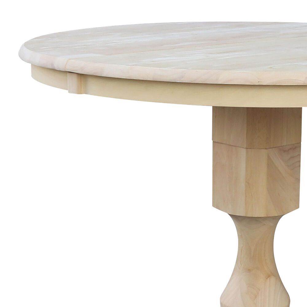 International Concepts Modern Farmhouse 36&quot; Dining Table in Unfinished, , large