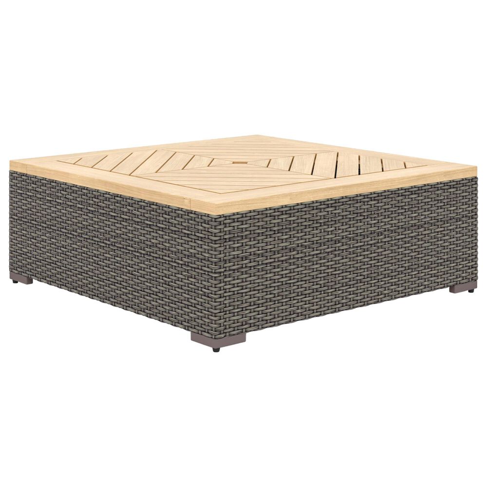 Homestyles Boca Raton 4-Piece Patio Loveseat Set in Brown and Gray, , large