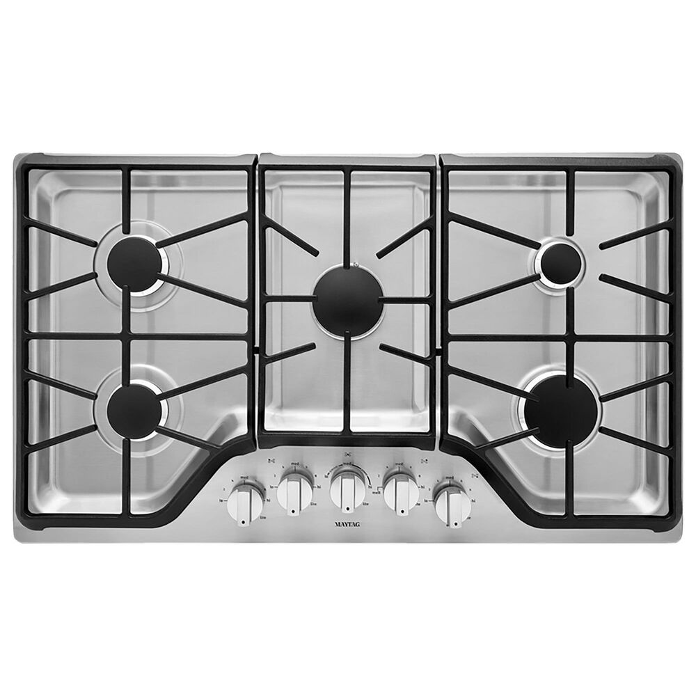 Maytag 2-Piece Kitchen Package with 30&quot; Built-In Single Wall Oven and 36&quot; Gas Cooktop in Stainless Steel, , large