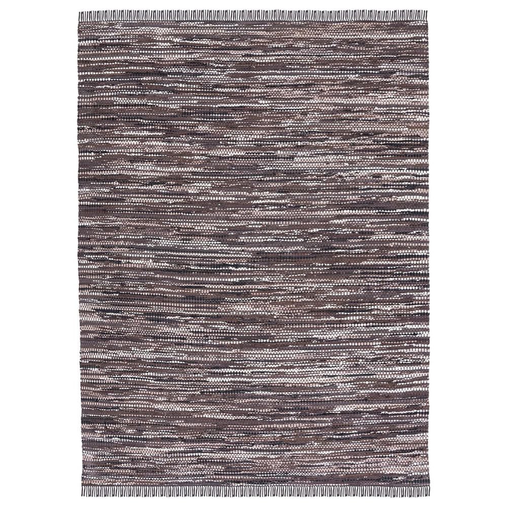 Safavieh Montauk 9" x 12" Brown and Ivory Area Rug, , large