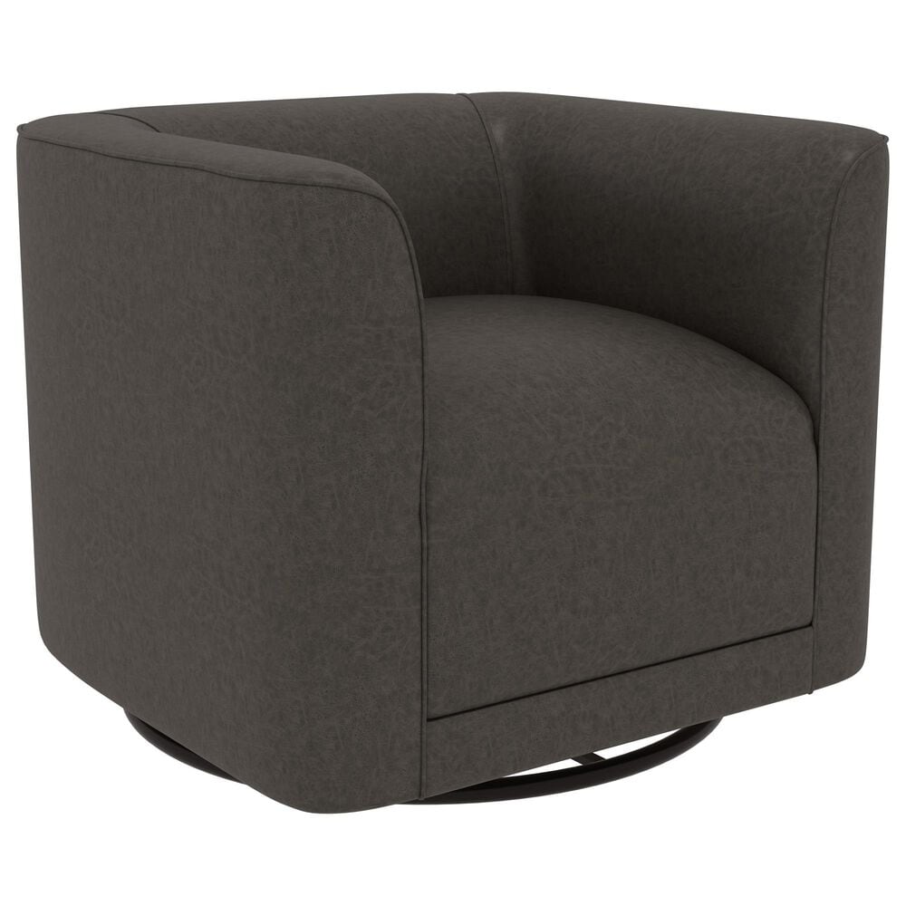 Emerald Home Furnishings Whirlaway Swivel Accent Chair in Durango, , large
