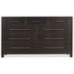 Hooker Furniture Driftwood 4-Piece King Panel Bedroom Set in Burnt Timber, , large