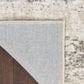 Nourison Glitz GLZ10 Cream and Grey 2"3" x 7"6" Runner, , large
