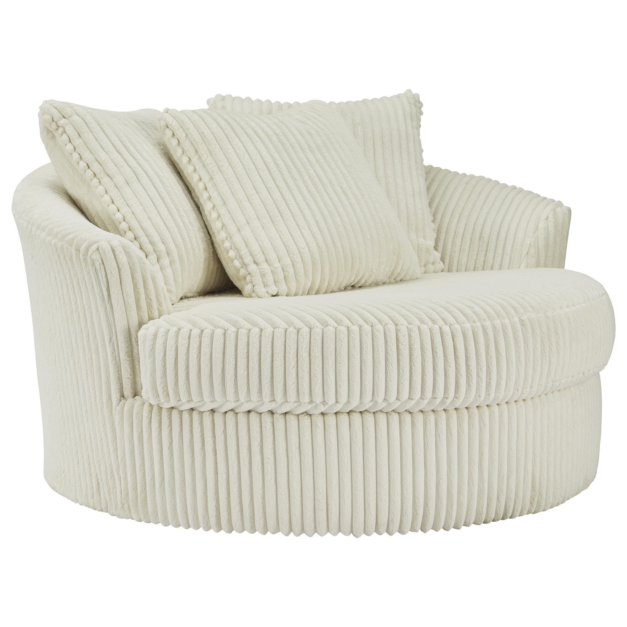 Signature design by ashley oversized swivel accent chair outlet