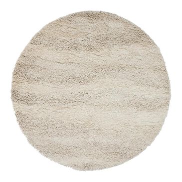 Surya Berkley BRK-3300 8" Round Cream Area Rug, , large