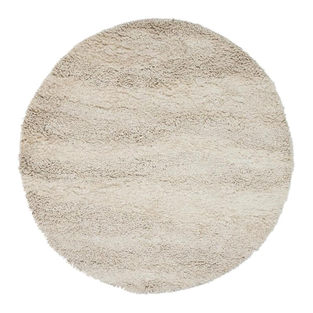 Surya Berkley BRK-3300 8" Round Cream Area Rug, , large