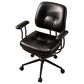 HOMLUX Executive Office Chair with PU Fabric Cushion in Black, , large