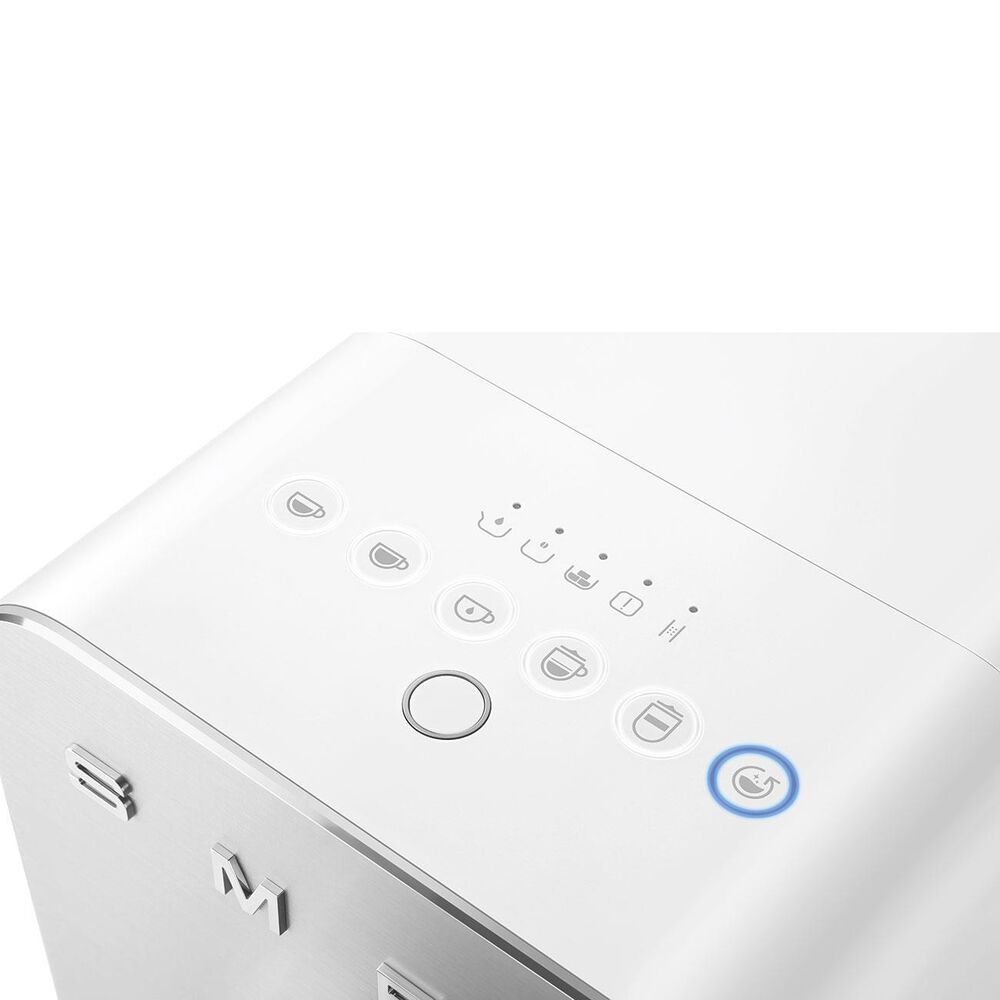 SMEG 47 Oz Automatic Coffee Machine in Matte White, , large