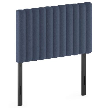 HOMLUX Roanne Twin Upholstered Tufted Headboard in Denim, , large