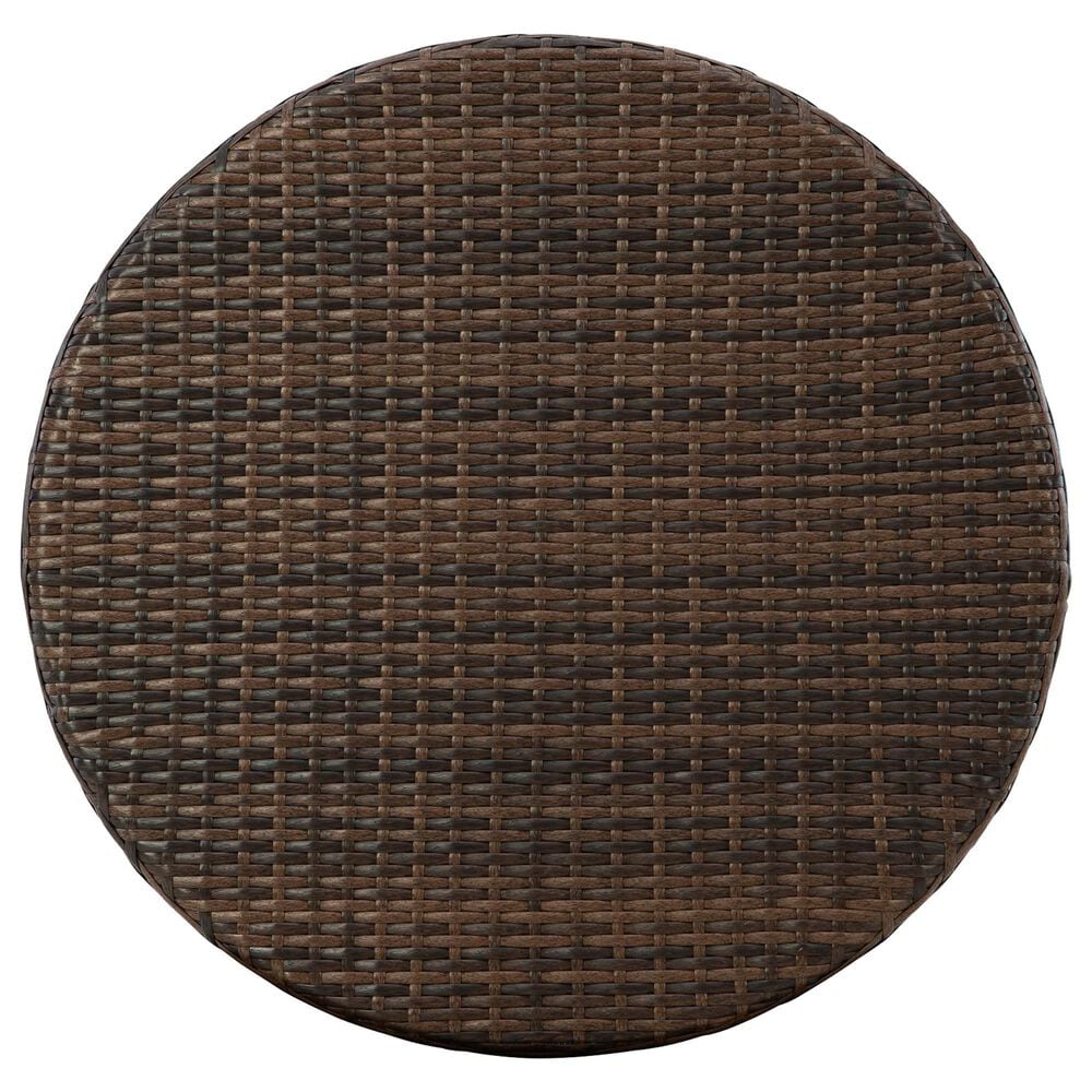 Ashley Mimis Reef 3-Piece Patio Bistro Set in Brown, , large