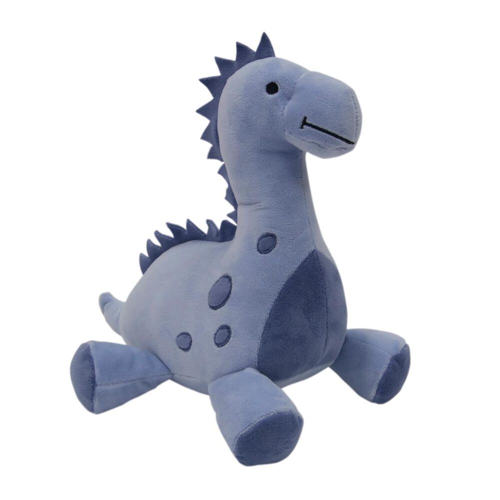 Lambs and Ivy Roar Plush Dinosaur Rex in Black, Navy and Tan, , large