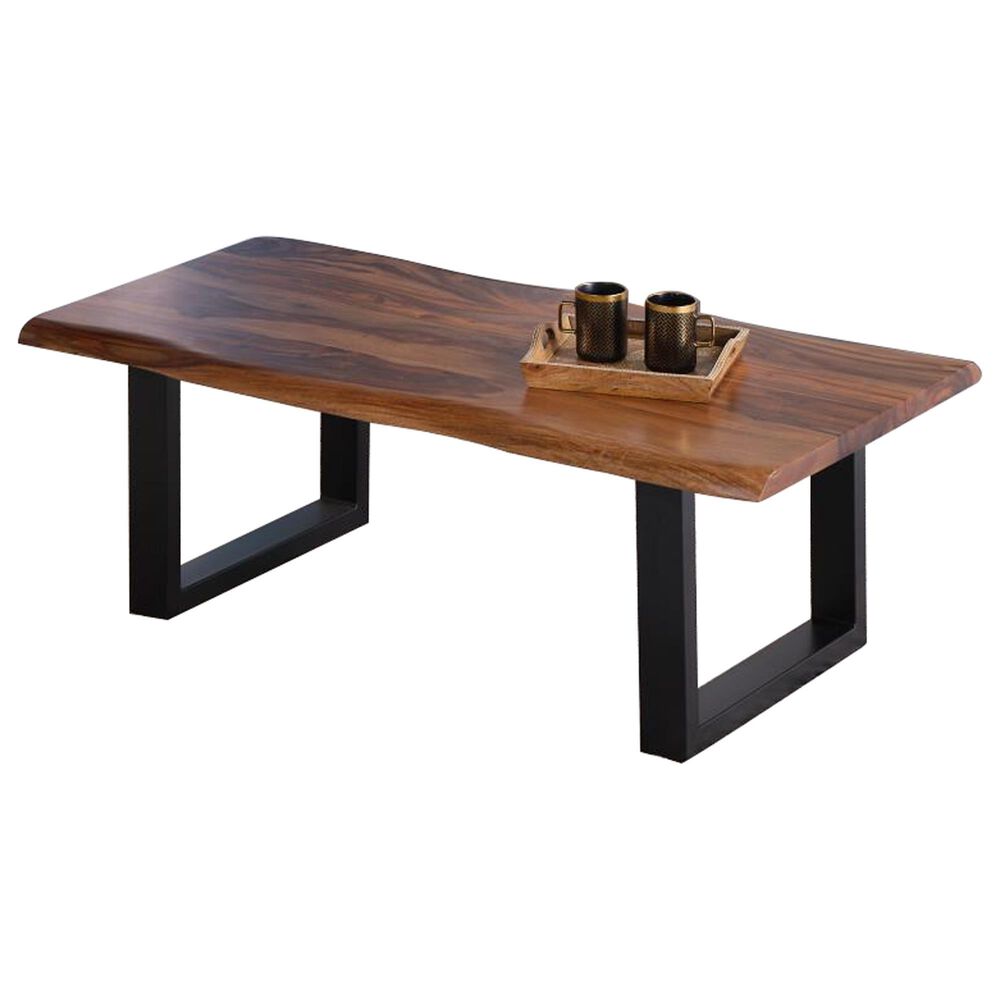 Jaipur Home Carden Coffee Table in Rich Brown and Black, , large