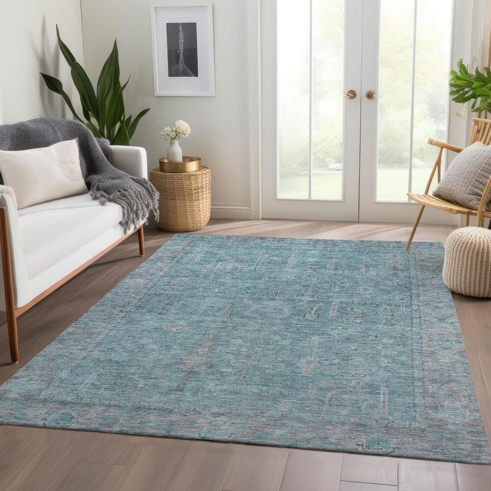 Dalyn Rug Company Solace SL11 5&#39; x 7&#39;6&quot; Aqua Area Rug, , large