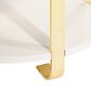 Vista Haus Ariana End Table in Gold and White, , large