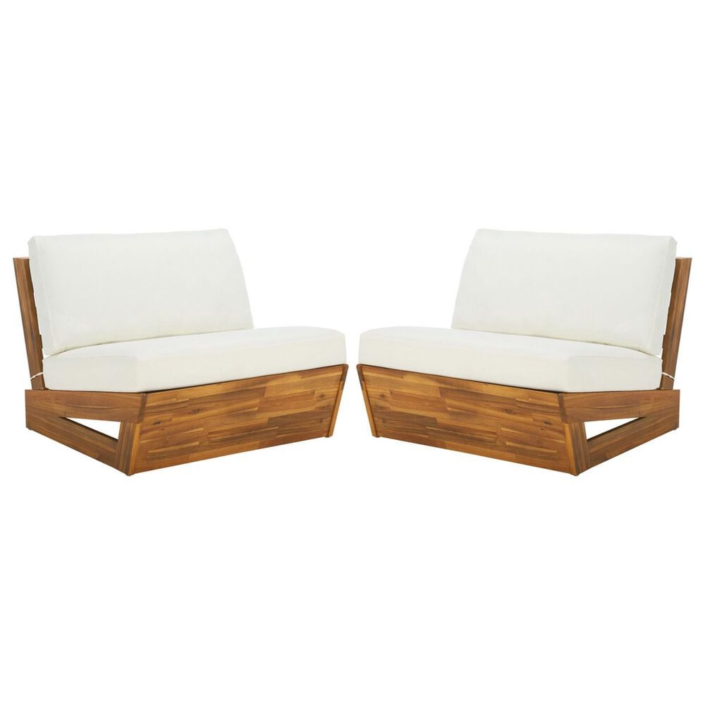 Safavieh Lynn Lounge Chair in Beige (Set of 2), , large