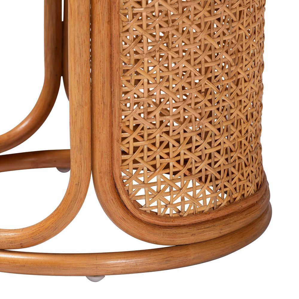 Baxton Studio Eldon End Table in Light Honey, , large