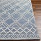 Surya Daffodil 2"6" x 8" Blue Runner, , large