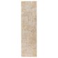 Surya Reina Light Gray, Light Brown, Medium Gray, Mustard and Tan 2"7" x 7"3" Runner, , large