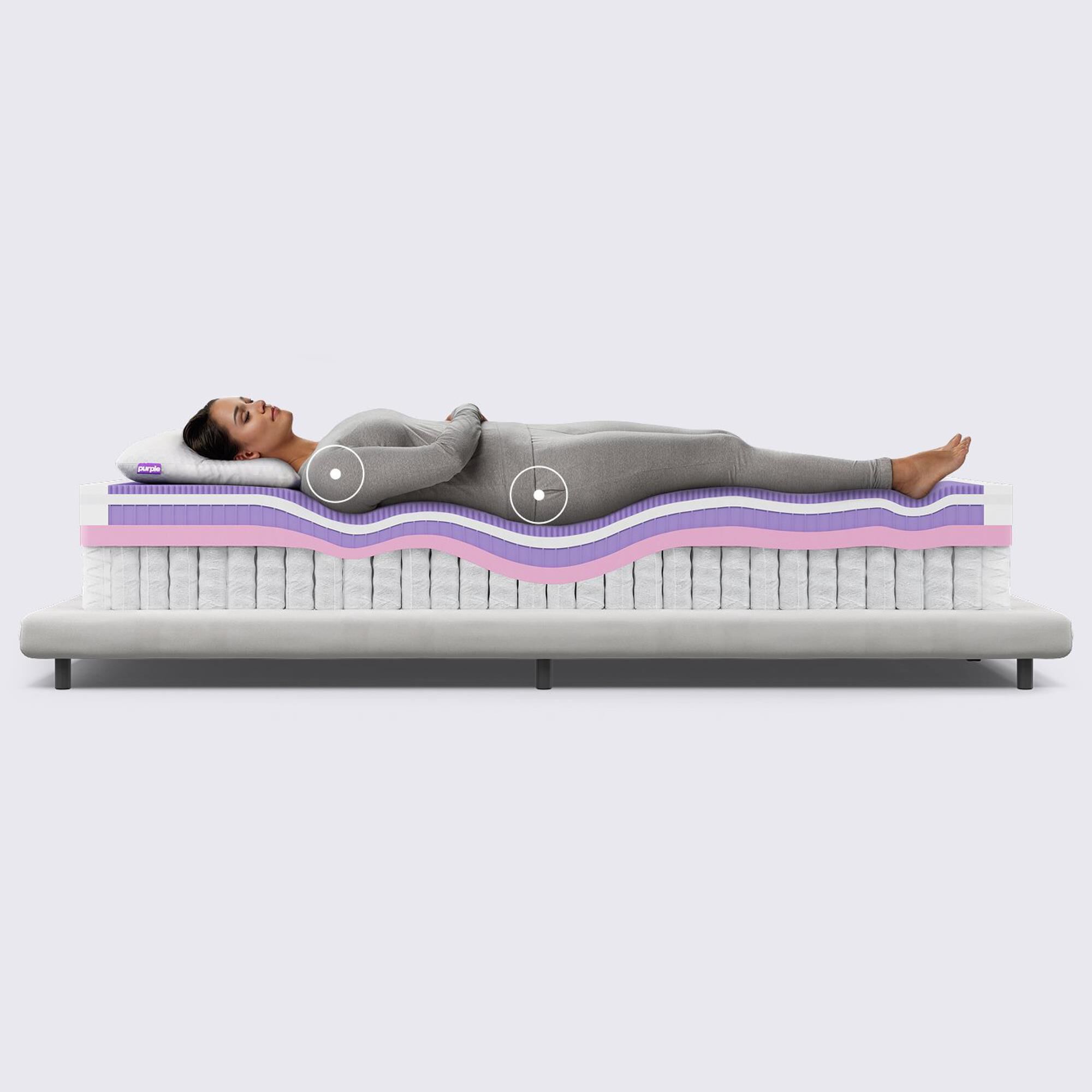 Purple Rejuvenate Firm Hybrid Queen Mattress