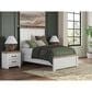 Ashley Savonport Modern Farmhouse Full Panel Bed in White and Brown, , large