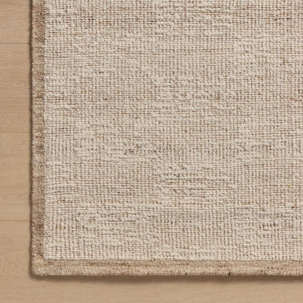 Amber Lewis x Loloi Dakota 4&#39; x 6&#39; Natural and Ivory Area Rug, , large
