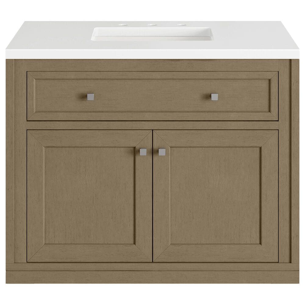 James Martin Vanities Chicago 36" Single Bathroom Vanity Cabinet in Walnut Whisper, , large