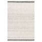 Surya Florentina Off-White, Charcoal and Light Slate 10" x 14" Area Rug, , large