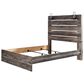 Ashley Drystan Queen Panel Bed in Rustic Brown, , large