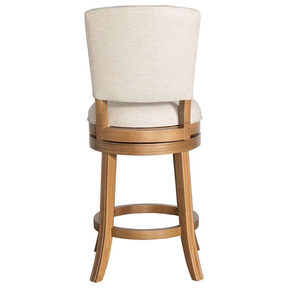 Richlands Furniture Santa Clara II Wood and Upholstered Swivel Counter Stool, , large