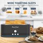 HOMLUX 4-Slice Toaster in Black, , large
