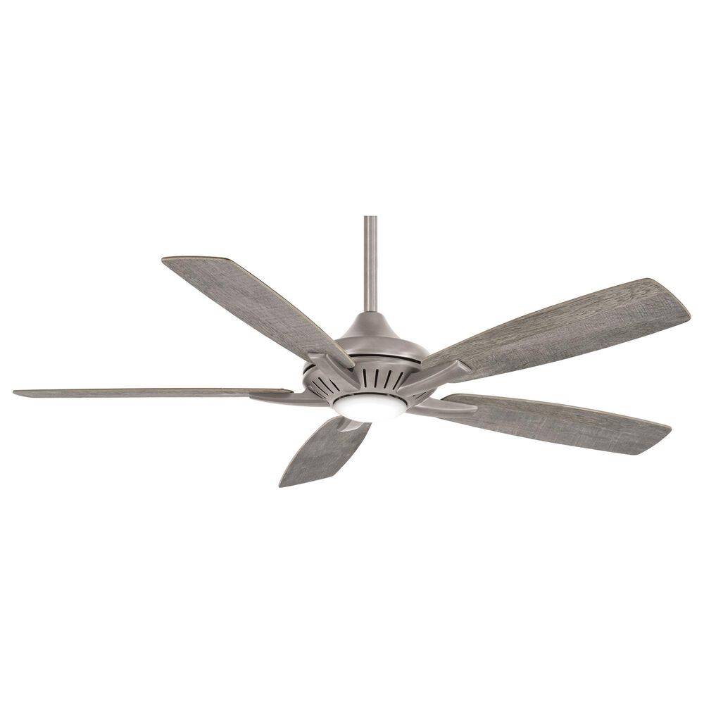 Minka-Aire Dyno 52" Ceiling Fan with Savannah Gray Blades in Brushed Nickel, , large