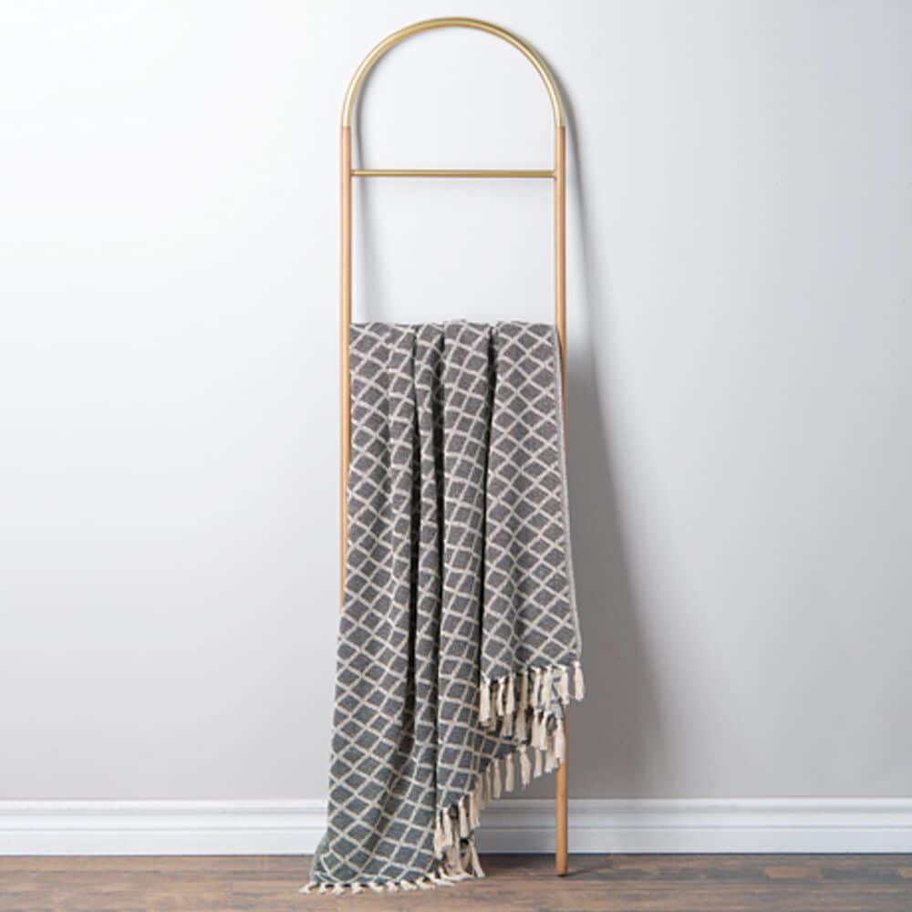 Ganz USA 50&quot; x 60&quot; Diamond Pattern Woven Throw in Multicolor, , large