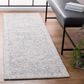Safavieh Micro-Loop Oriental 2"3" x 11" Charcoal and Ivory Runner, , large