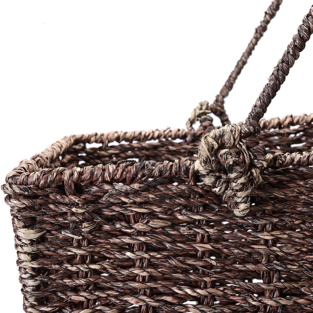 Timberlake 14&quot; Staircase Basket with Handles in Brown, , large
