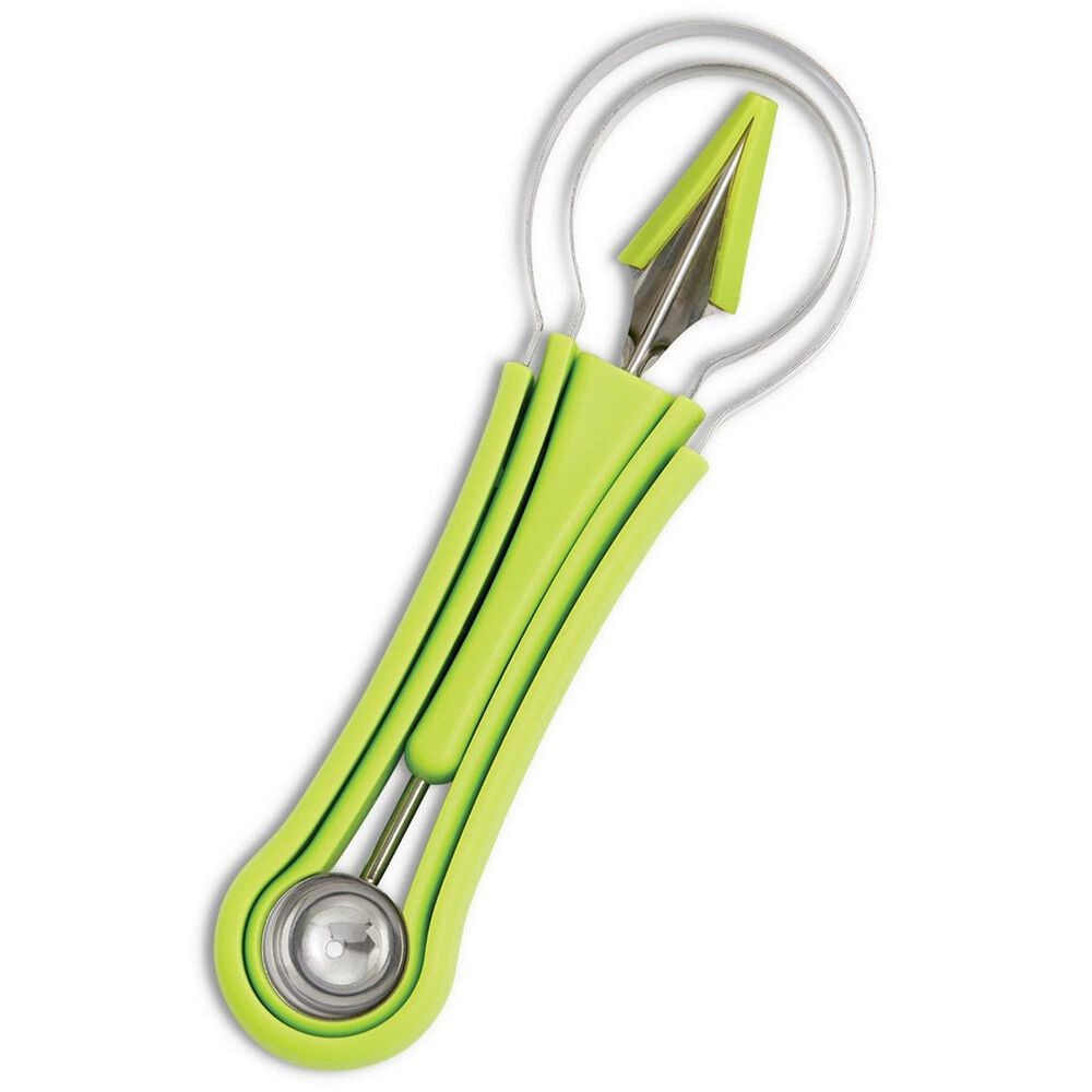 HIC Kitchen 4-Piece Fruit Tool Set in Yellow and Green, , large