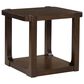 Ashley Breckington End Table in Dark Brown, , large
