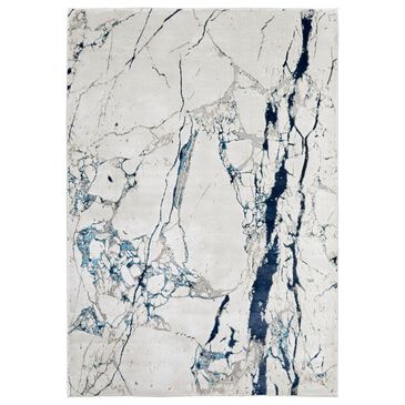 Feizy Rugs Indio 10" x 13"2" Ivory and Blue Area Rug, , large