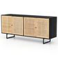 Four Hands Prescott Carmel Sideboard in Black Wash, Natural and Charcoal Grey, , large
