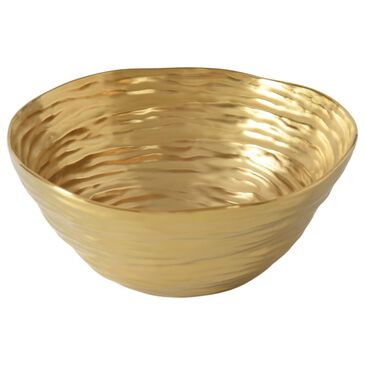 Pampa Bay Dorato Large Bowl in Gold, , large