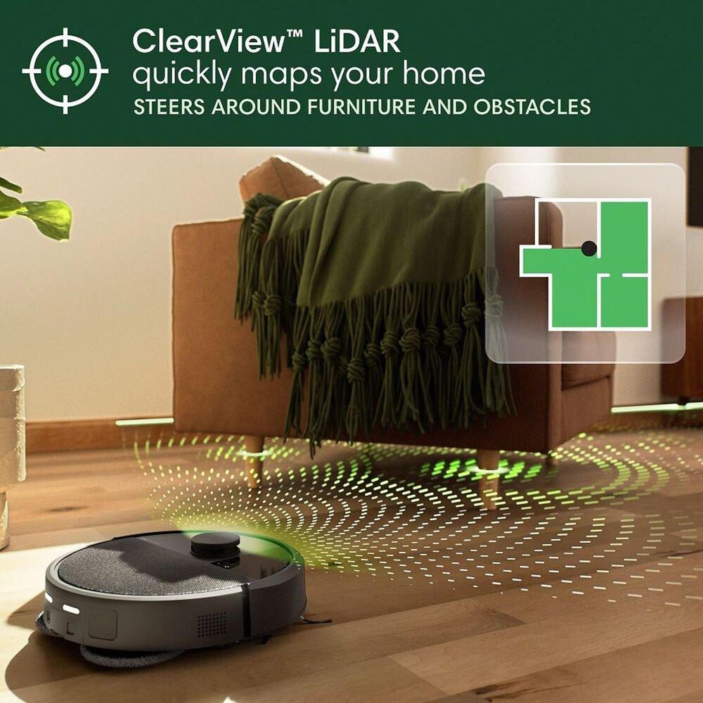 iRobot Roomba Plus 405 Combo Robot Vacuum with AutoWash Dock in Black, , large