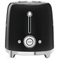 SMEG 2-Slice Retro Style Toaster in Black and Stainless Steel, , large
