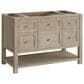 James Martin Vanities Breckenridge 48" Single Vanity in Whitewashed Oak with 3 cm Charcoal Soapstone Quartz Top, , large