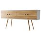 Dayton Theodore 60" Sideboard in Off White/Cinnamon, , large