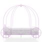 Furniture of America Carriage Twin Canopy Bed in Lilac, , large