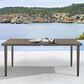Blue River Grenada Outdoor Rectangular Dining Table in Gray - Table Only, , large