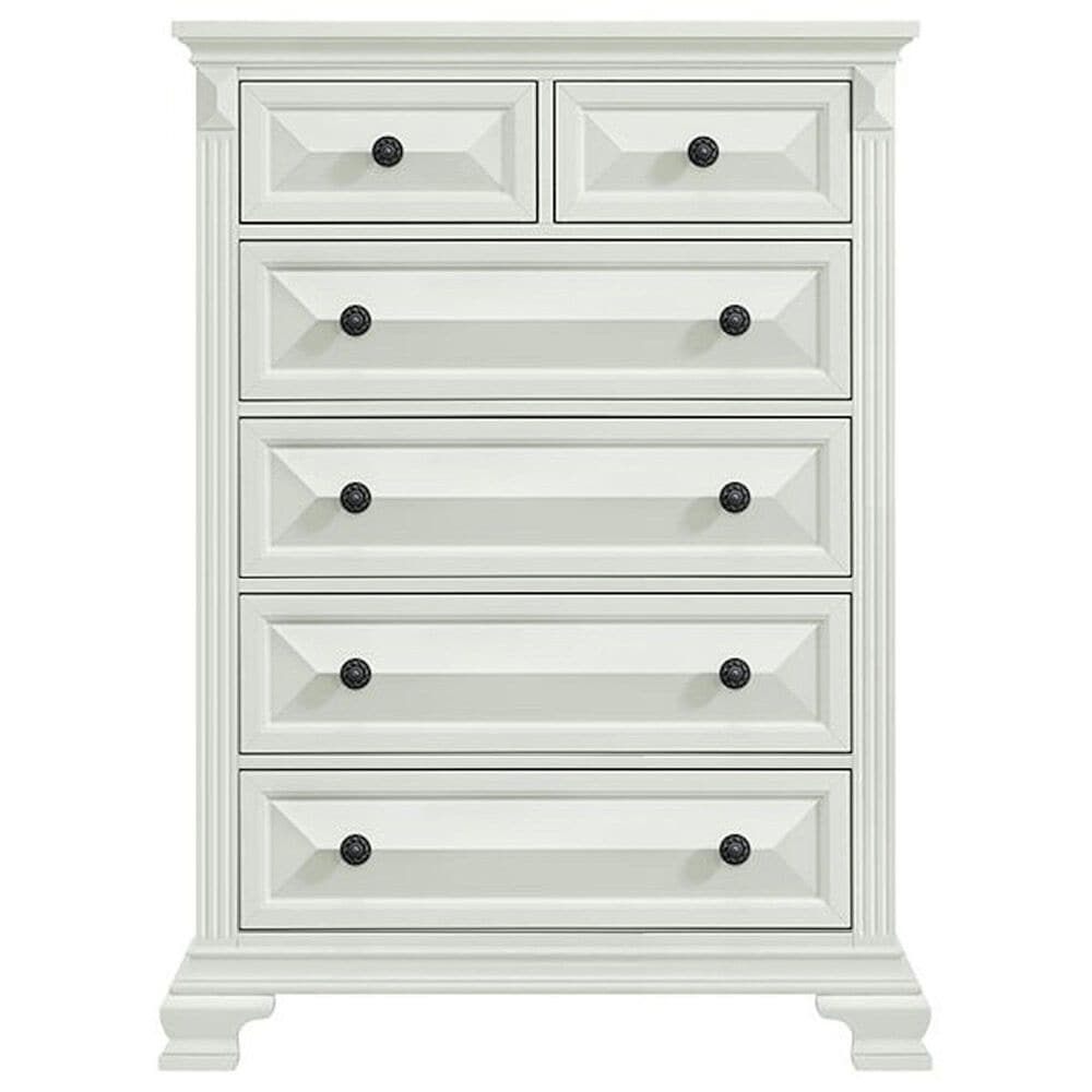Mayberry Hill Bridgestone 6-Drawer Chest in Antique White, , large