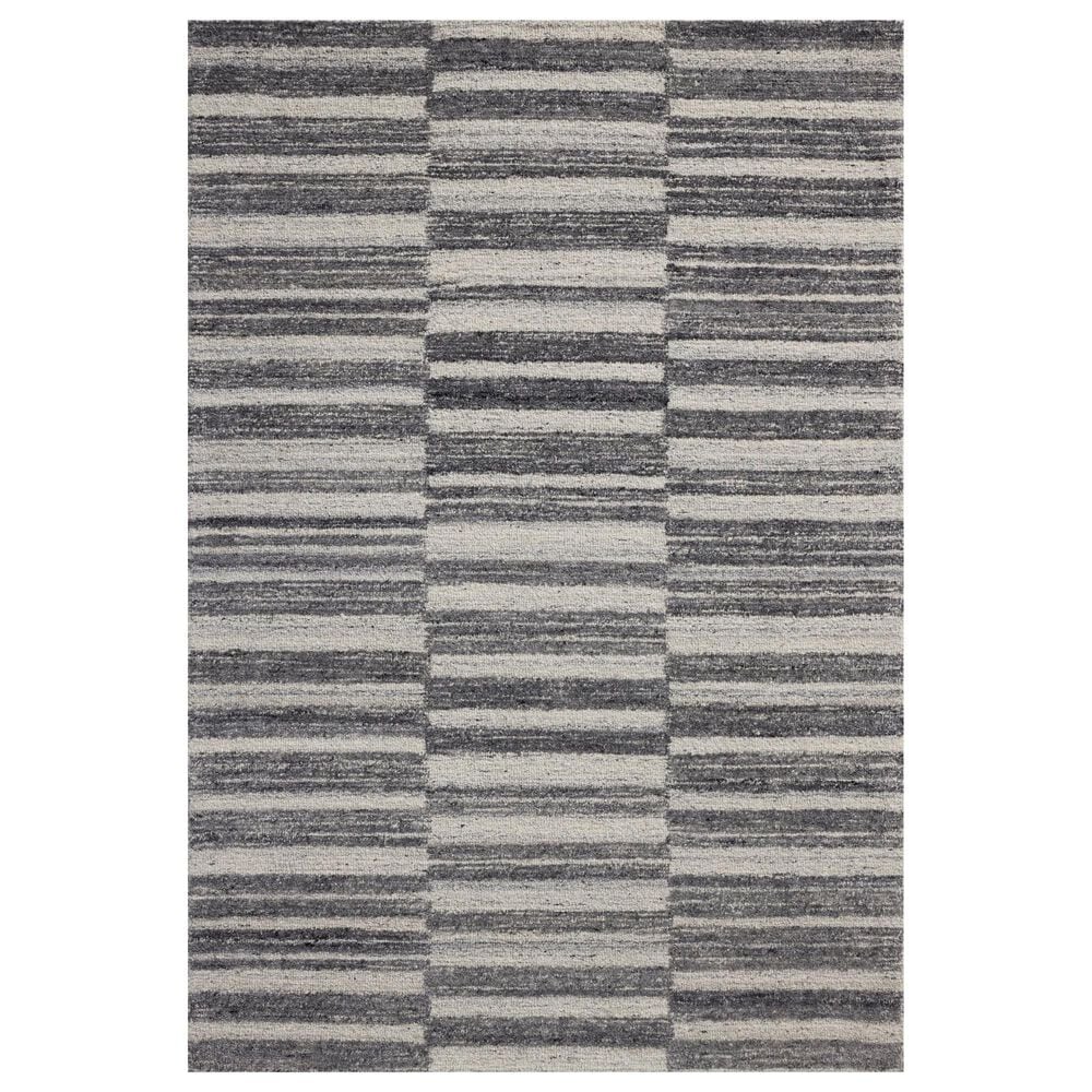 Magnolia Home Rae Charcoal and Mist 3"6" x 5"6" Area Rug, , large