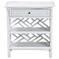 Baxton Studio Tiaret 1-Drawer Nightstand in White, , large