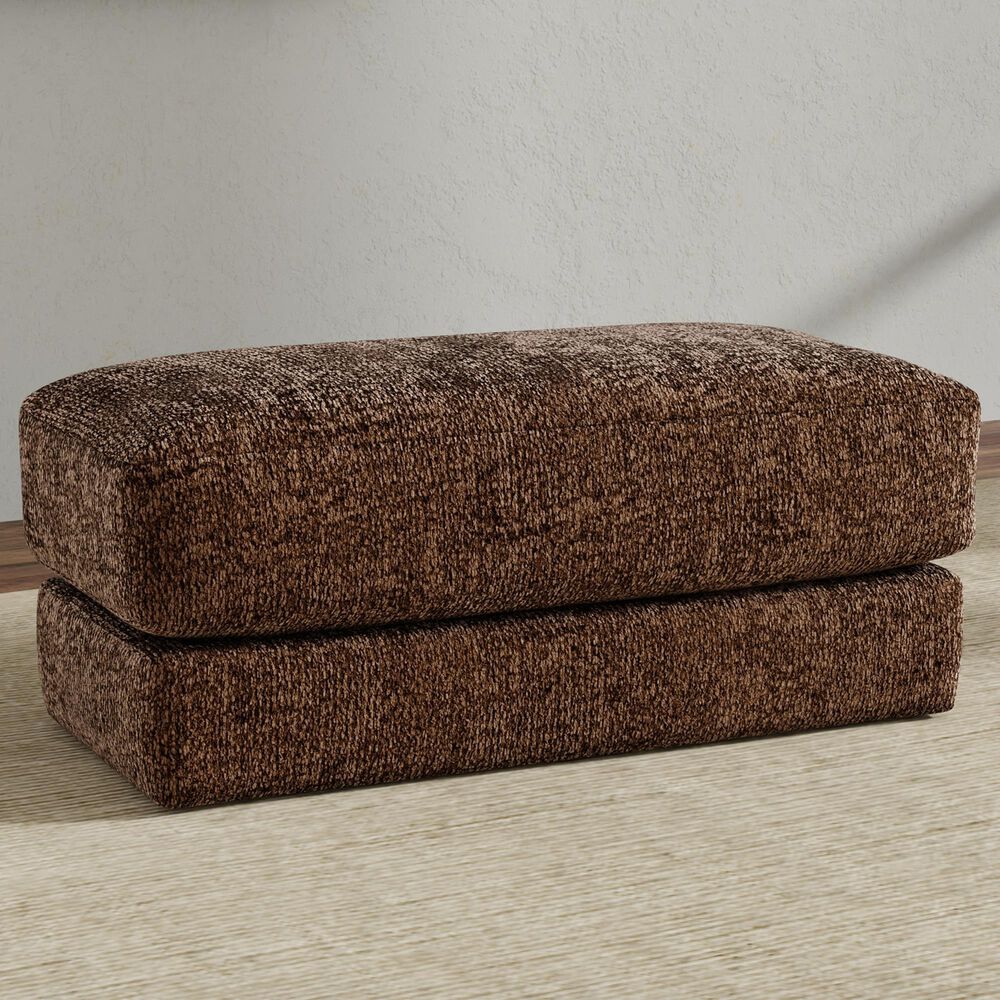 Jackson Furniture Jaden Rectangular Ottoman in Cocoa, , large